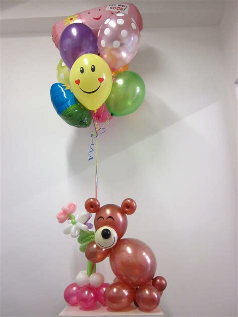 Get well soon balloons | Balloon decorations, Balloons, Balloon bouquet