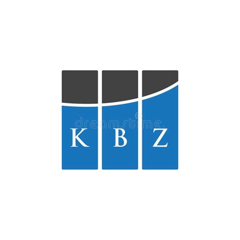 KBZ Letter Logo Design on WHITE Background. KBZ Creative Initials Letter Logo Concept. KBZ ...