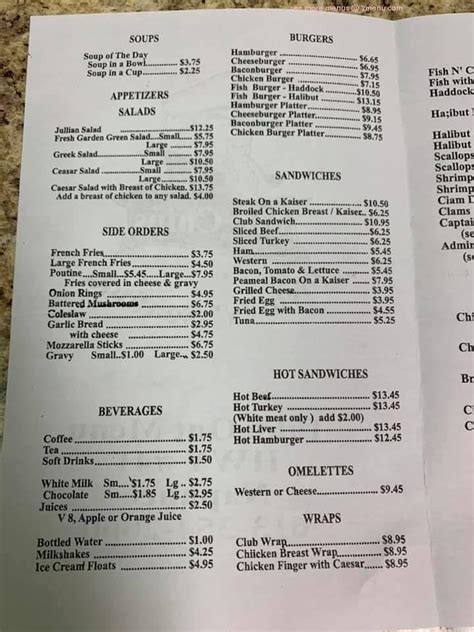 Online Menu of Mr Chips Restaurant, Napanee, Ontario, K7R 3L2 - Zmenu