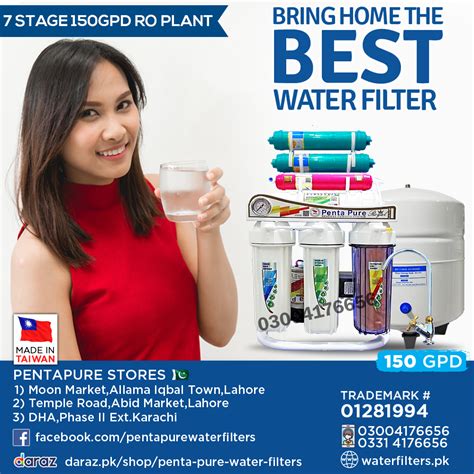 PentaPure 7 Stages Ro Plant with Stand- 150Gpd Model – Best Water Filters & RO Plant for Home ...