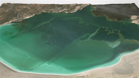 Crater Lake Assal Djibouti - Free 3D Model by clickshop3d