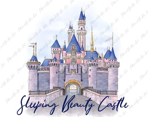 Sleeping Beauty Castle / Princess Castle/ Digital Download - Etsy