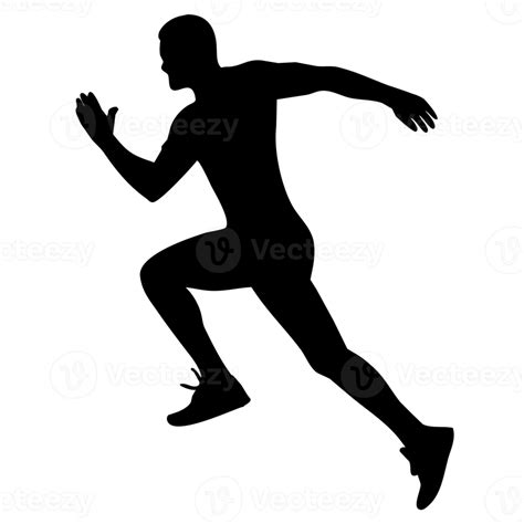 running man silhouette 20004114 PNG