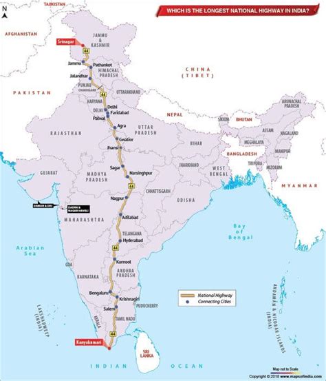 Longest Highway in India 2022, Top 10 Longest NH List