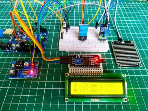 Arduino Weather Station | Rain Sensor of Arduino | DHT11