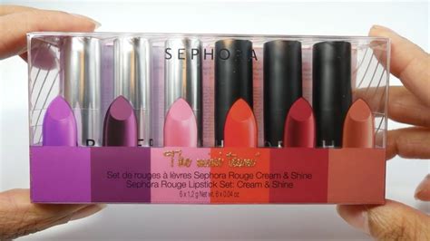 Sephora Collection The Mini Team: Rouge Cream & Shine Lipstick Set ...