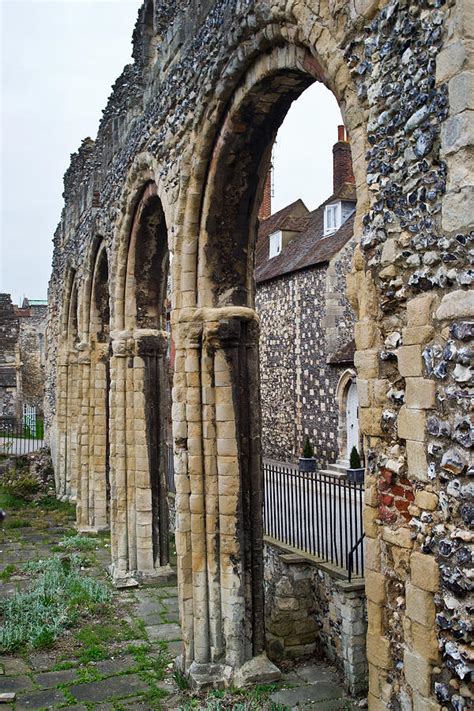 Ruins Canterbury Photograph by Douglas Barnett - Fine Art America