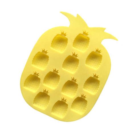 Buy 12 Cavity Ice Cream Mould Summer DIY Pineapple Shape Ice Lolly Popsicle Mold at affordable ...