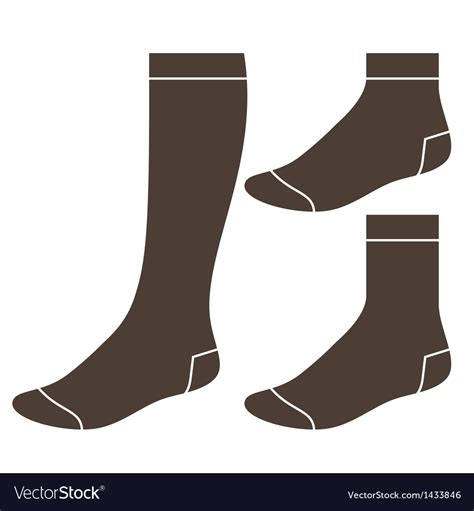 Set of socks Royalty Free Vector Image - VectorStock