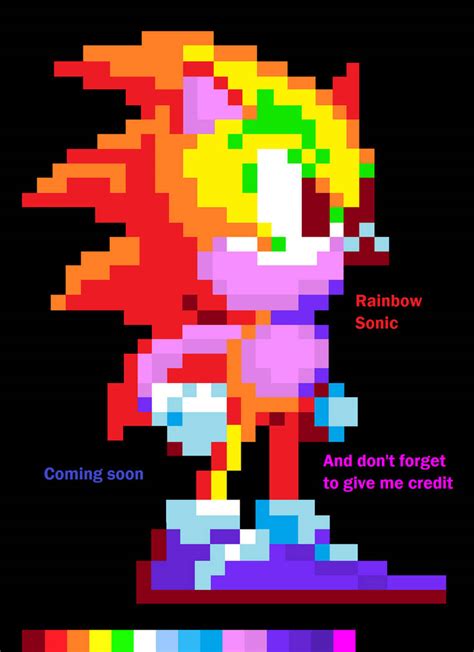 Rainbow sonic by GavinGraham32100 on DeviantArt