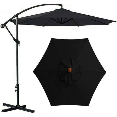 CHIKEN 6 Rib Umbrella Replacement Canopy, Polyester Cantilever Umbrella ...