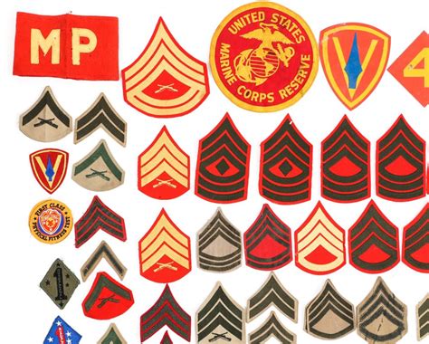 Bid Now: WWII - COLD WAR USMC MARINE CORPS PATCHES LOT - March 6, 0122 ...