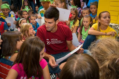 Novak Djokovic: number one men's tennis player and charity founder