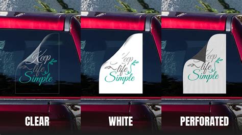 Truck Window Decals | Truck Back Window Decals - Square Signs