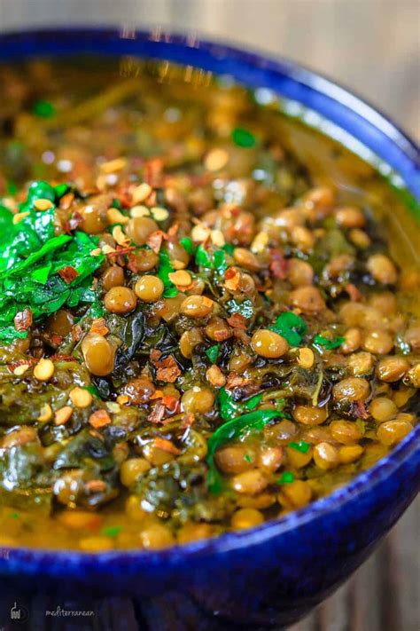 Mediterranean Spicy Lentil Soup | The Mediterranean Dish