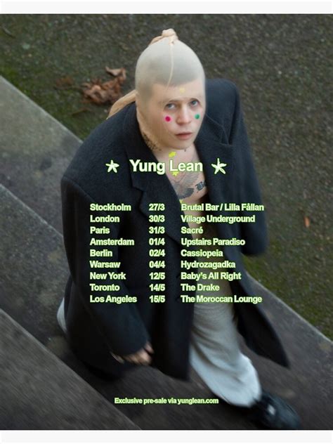 Yung Lean Posters - Yung Lean Stranger Album Cover Poster RB3101 | Yung ...