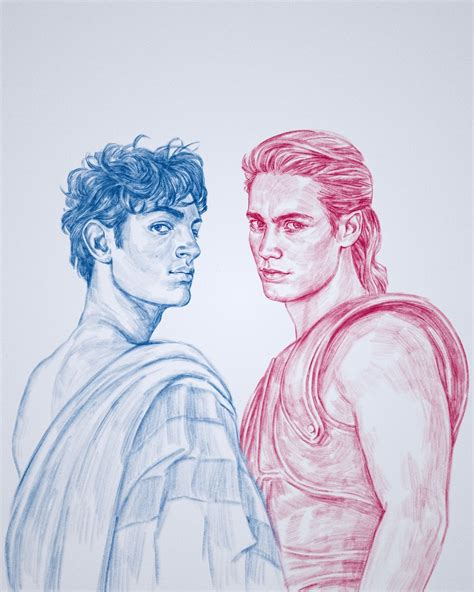 Achilles and Patroclus Sketch