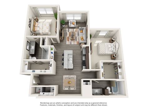 Floor Plans | Vestavia Reserve | 1-3 Bed Apts in Birmingham