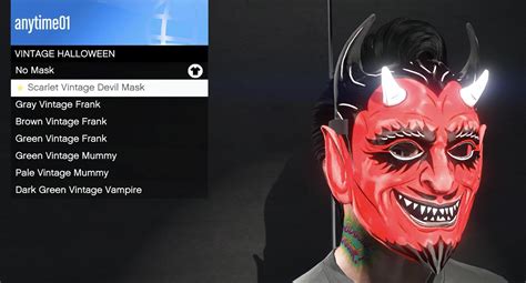 Scarlet Vintage Devil Mask : r/gtaonline