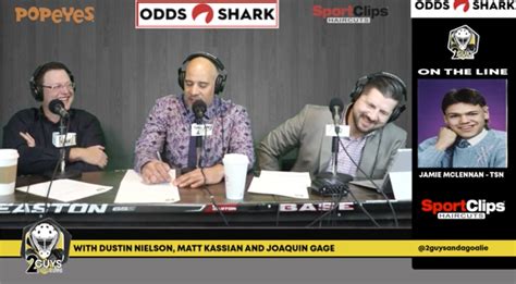 2 Guys and a Goalie pres. by Odds Shark Ep. 17 f/Jamie McLennan- “Vodka ...