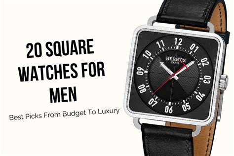 20 Square Watches For Men (Best Picks From Budget To Luxury)