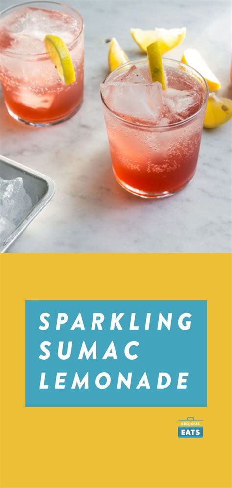 Sparkling Sumac Lemonade Recipe | Recipe | Lemonade recipes, Soda recipe, Lemonade