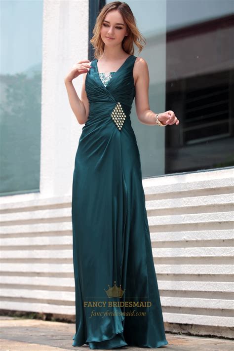 Dark Forest Green Prom Dress | Linda Dress