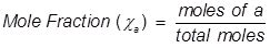 Molality, Molarity and Mole Fraction