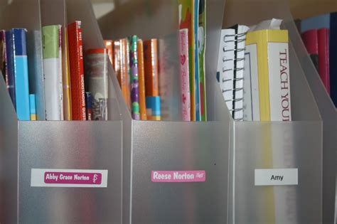 How to Organize Your Home with Labels: Homeshool