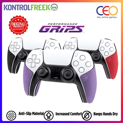 KontrolFreek Performance Grips for PS5 Controller Honeycomb-Stamped ...