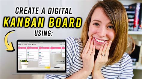 Create a digital KANBAN BOARD with TRELLO | Productivity Tool - YouTube