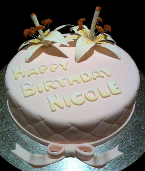 Happy Birthday Nicole! | Happy birthday nicole, Happy birthday cakes, Cake