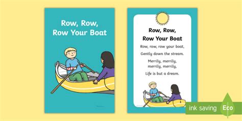 Row, Row, Row Your Boat Nursery Rhyme IKEA Tolsby/Fiestad Frame