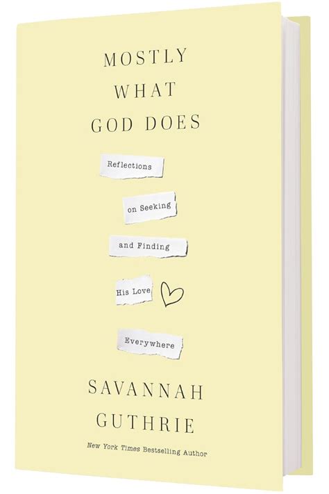 Savannah Guthrie’s New Book, 'Mostly What God Does,' Targeted in Online ...