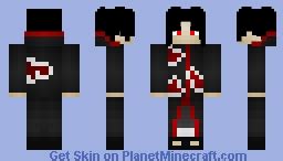 Itachi Uchiha (Akatsuki) Minecraft Skin