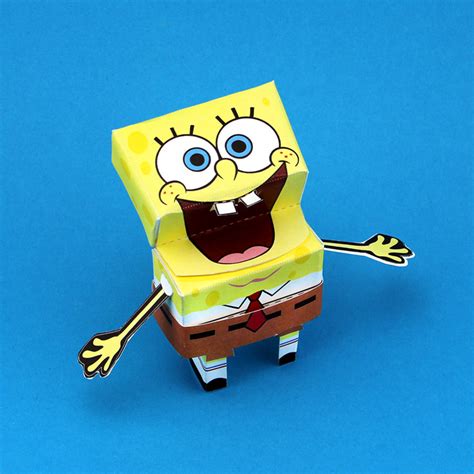 3-D SpongeBob Paper Craft | Nickelodeon Parents