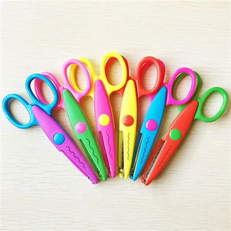 6pcs Decorative Wave Lace Edge Craft Stationery Scissors Photos ...