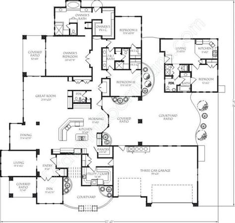 House Plans With Detached Casitas