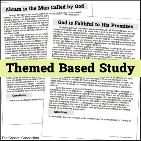 The Themes of Genesis: The Call of Abram Bible Study | Made By Teachers