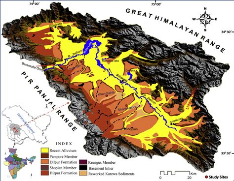 Kashmir Valley Map