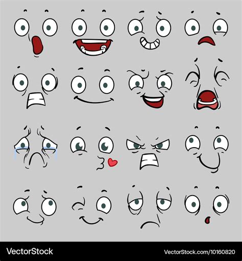 Emotion Faces Cartoon