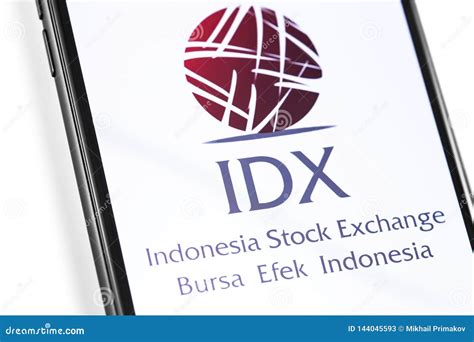 Closeup Smartphone with IDX Logo on the Screen Editorial Stock Photo ...