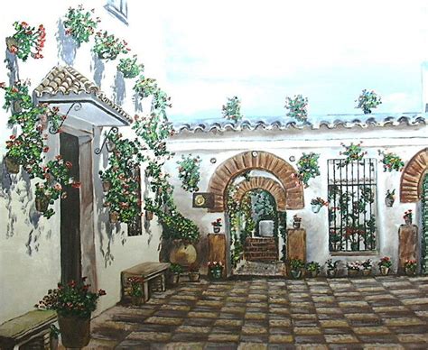 Patio cordobés Pilar Ramírez - Artelista.com