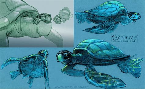 Finding Nemo concept art by James Baker (Part 1 of... - Blooming Concepts