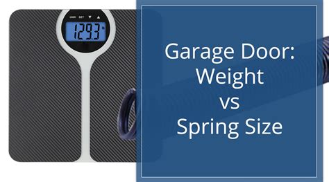 Garage Door Torsion Spring Calculator By Weight | Dandk Organizer