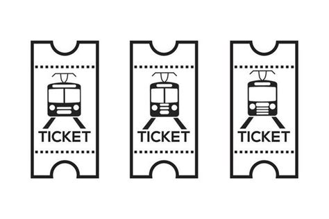 Train Ticket Vector Art, Icons, and Graphics for Free Download