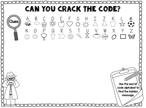 Classroom Freebies: Create Your Own Secret Code!