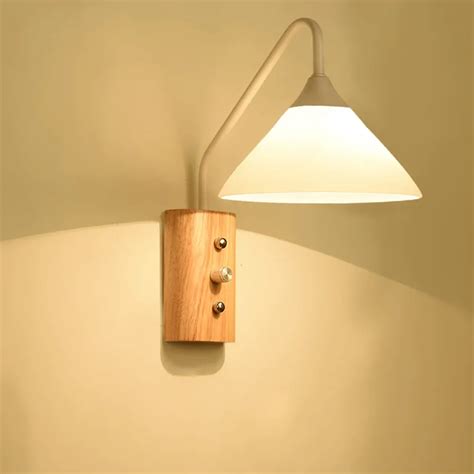 Bedside Lamp LED Reading Lamps Wall Mounted 110 220v Bedroom Wall Lighting Contemporary E27 ...