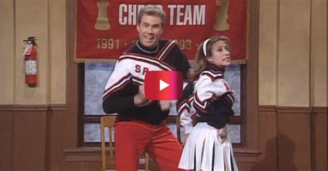 Will Ferrell and Cheri Oteri make the best cheerleaders | Cheerleading, Snl spartan cheerleaders ...