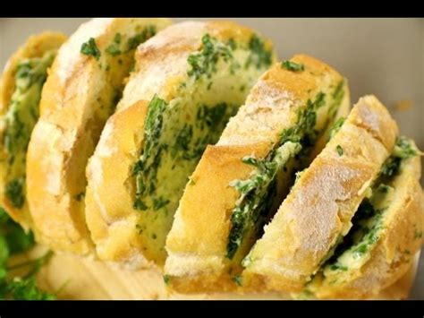 Garlic bread recipe baguette - YouTube
